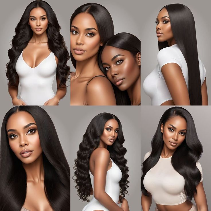 Elegant Weaves & Extensions - 100% Human hair Collection