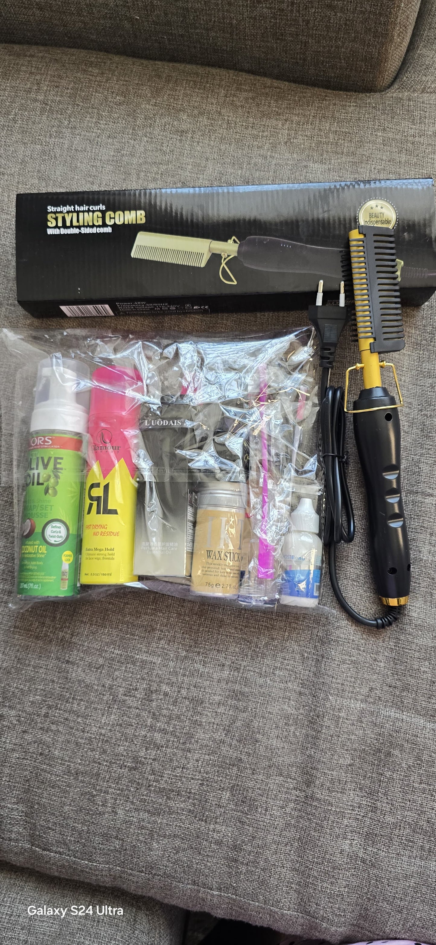 Hair Installation kit with Hot Styling Comb