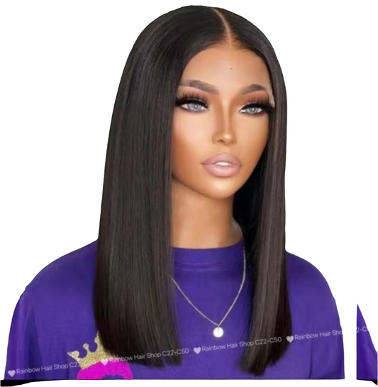 5×5 Double Drawn Glueless Wig